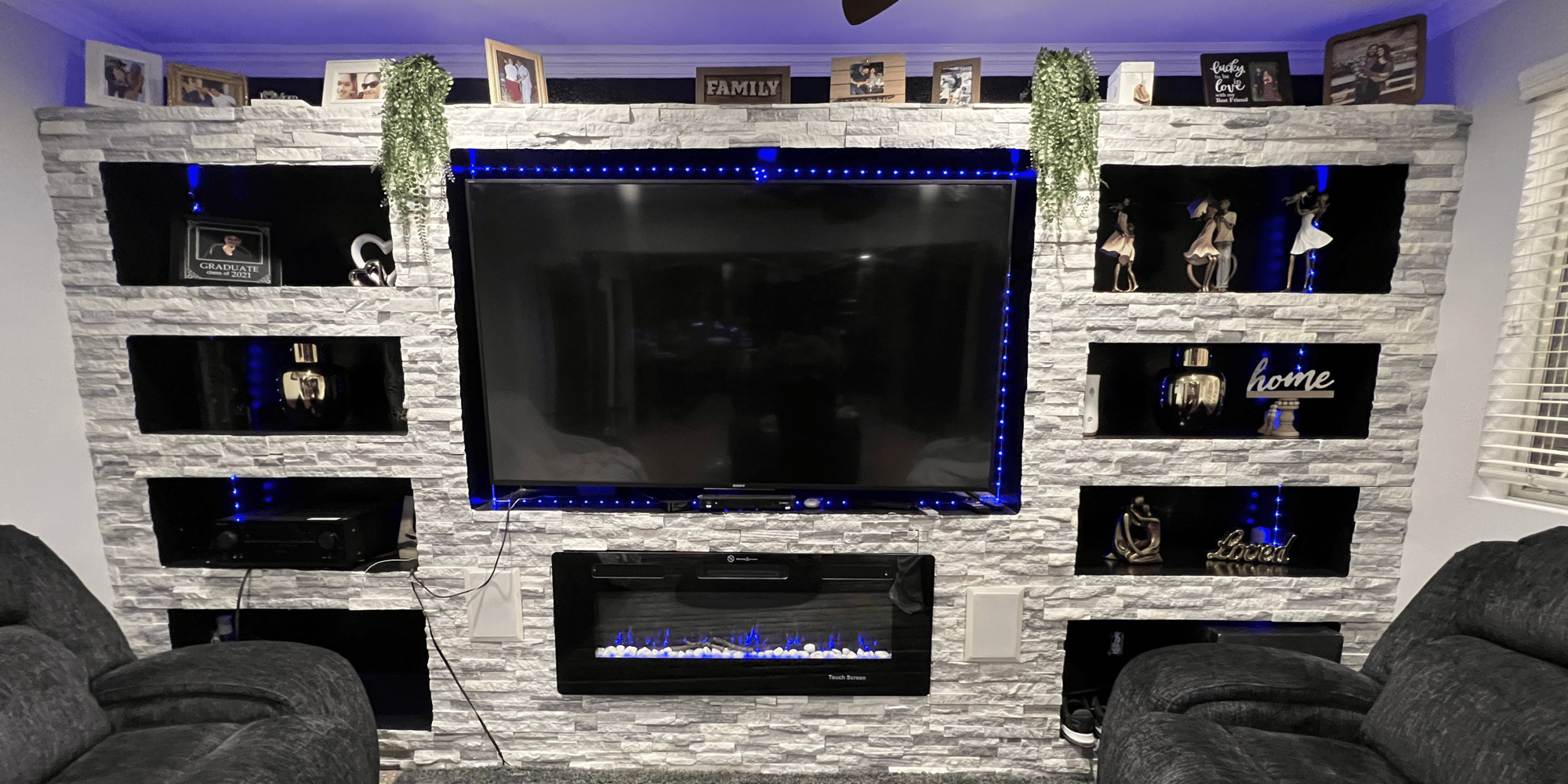 Custom TV Wall 